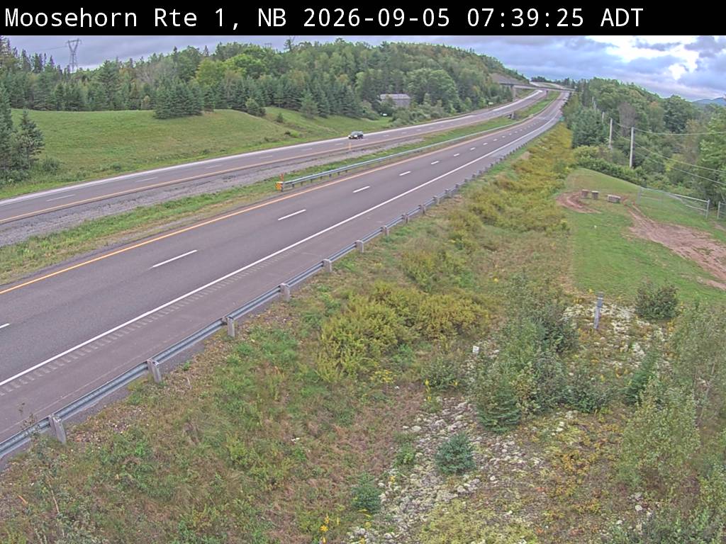 Web Cam image of Moosehorn Creek (NB Highway 1)