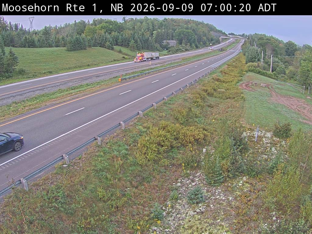 Web Cam image of Moosehorn Creek (NB Highway 1)