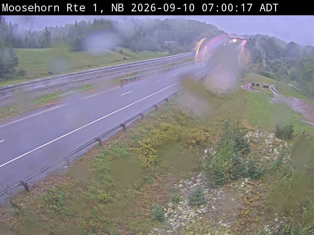 Web Cam image of Moosehorn Creek (NB Highway 1)