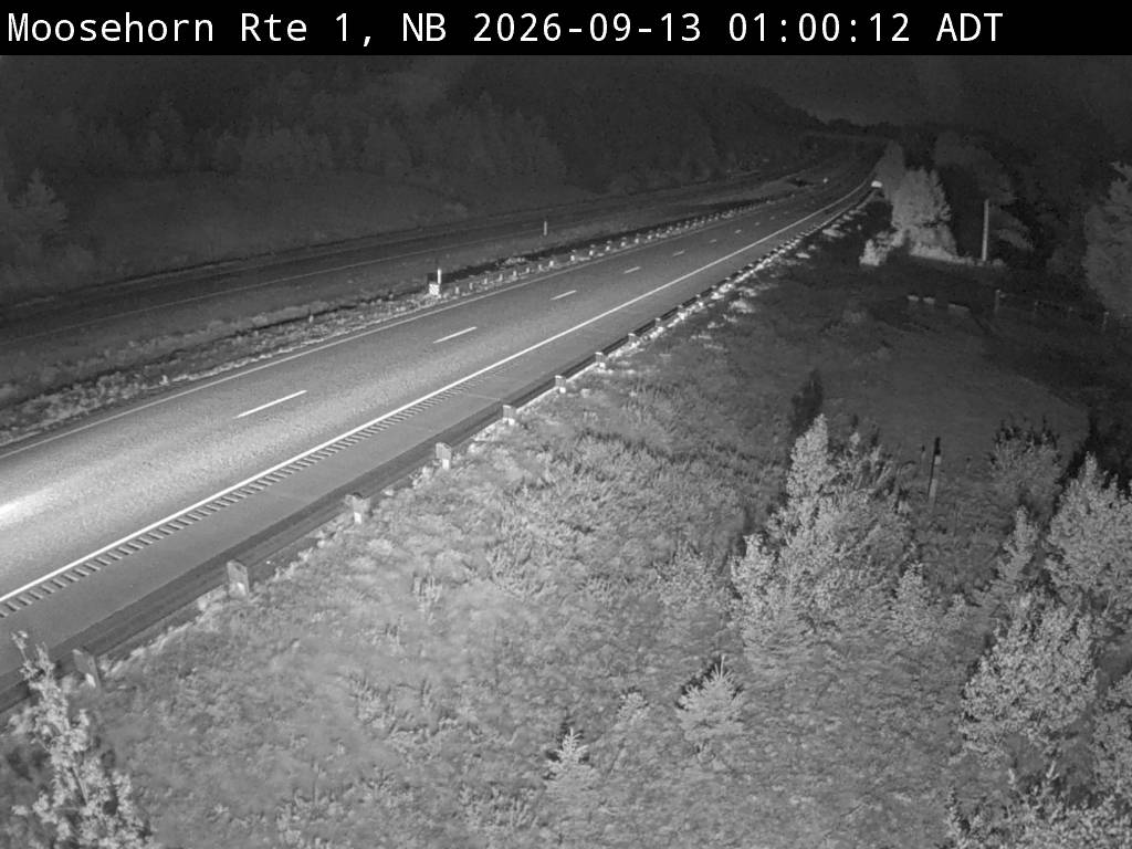 Web Cam image of Moosehorn Creek (NB Highway 1)