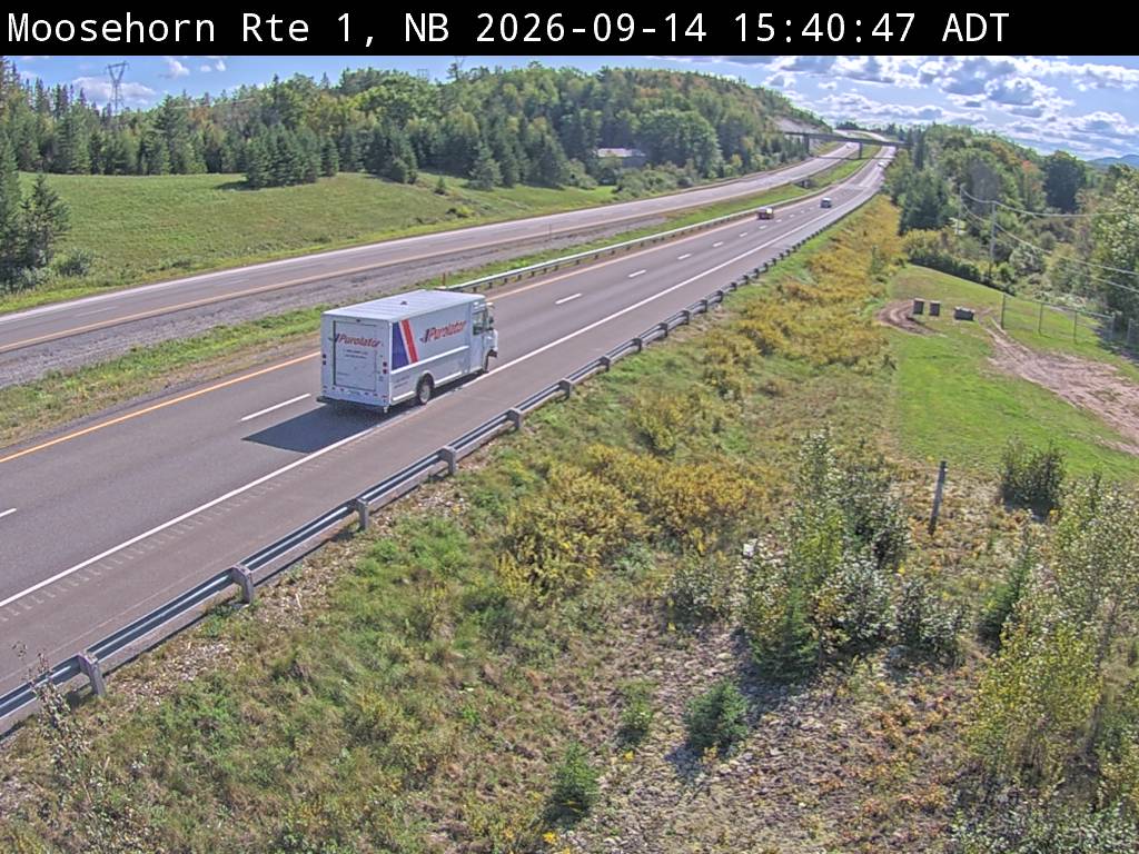 Web Cam image of Moosehorn Creek (NB Highway 1)
