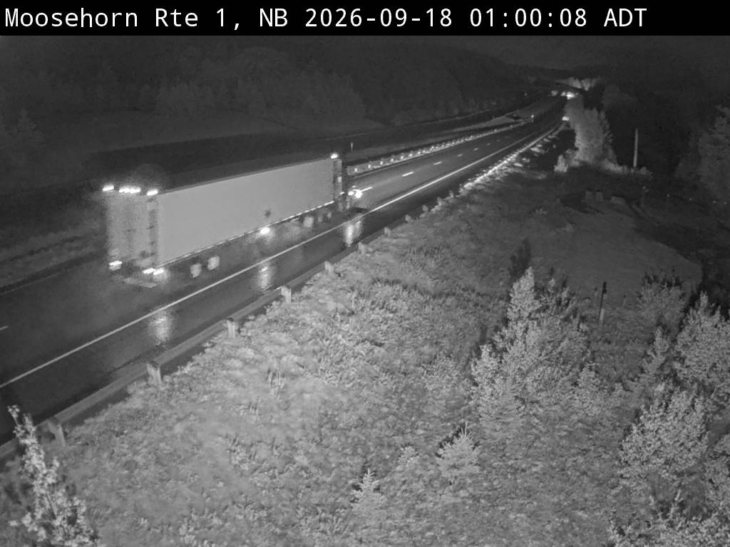 Web Cam image of Moosehorn Creek (NB Highway 1)