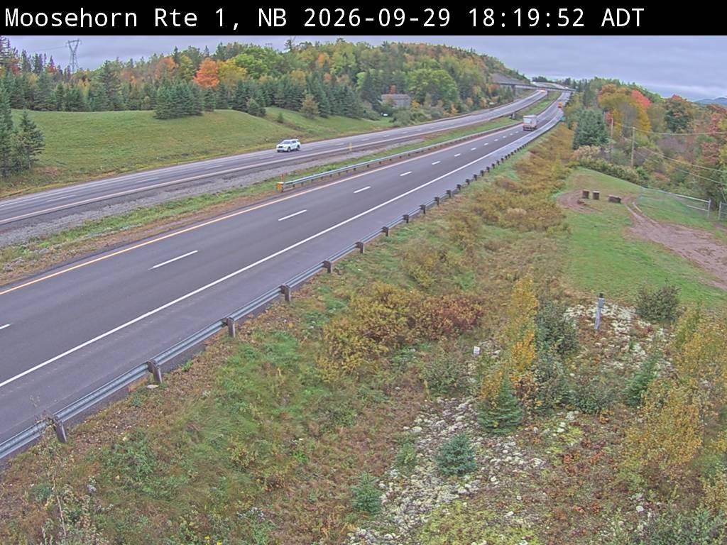 Web Cam image of Moosehorn Creek (NB Highway 1)