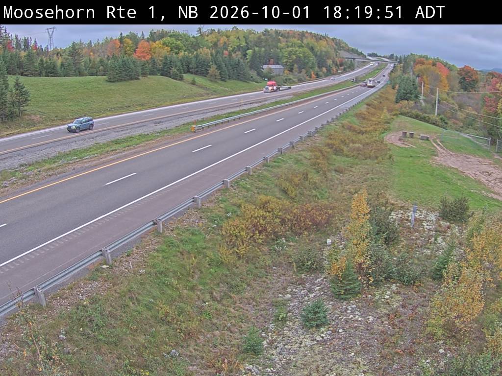 Web Cam image of Moosehorn Creek (NB Highway 1)