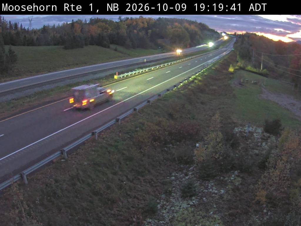 Web Cam image of Moosehorn Creek (NB Highway 1)