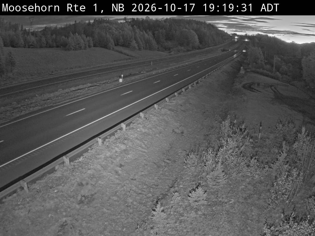Web Cam image of Moosehorn Creek (NB Highway 1)