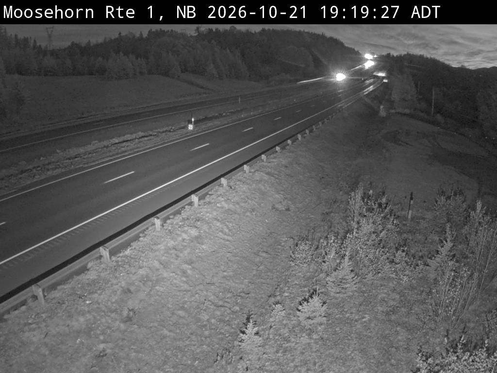 Web Cam image of Moosehorn Creek (NB Highway 1)