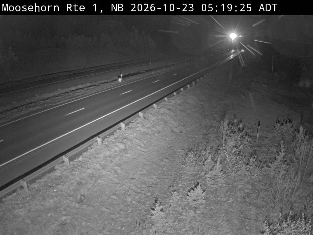 Web Cam image of Moosehorn Creek (NB Highway 1)