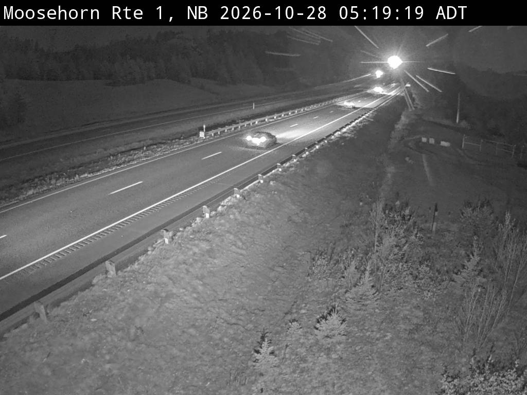 Web Cam image of Moosehorn Creek (NB Highway 1)