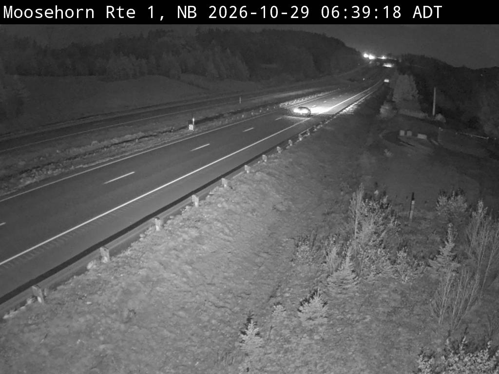 Web Cam image of Moosehorn Creek (NB Highway 1)