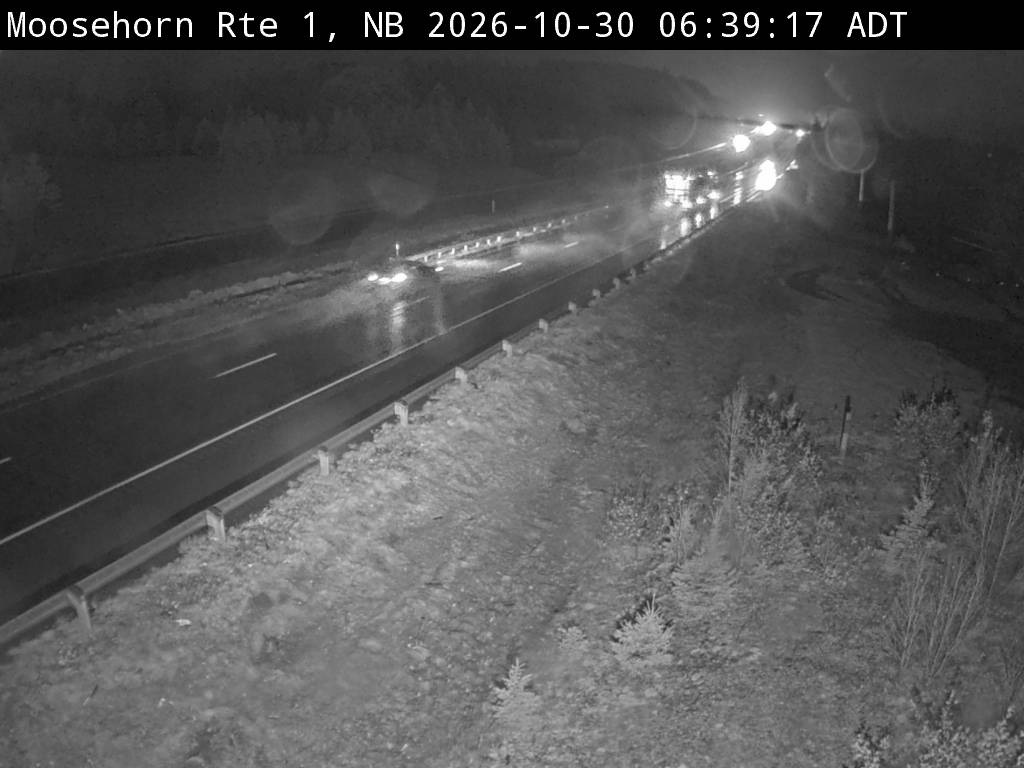 Web Cam image of Moosehorn Creek (NB Highway 1)