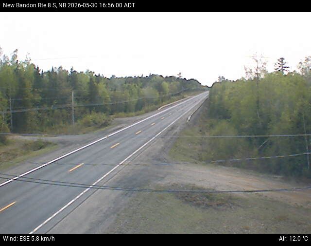 Web Cam image of New Bandon (NB Highway 8)