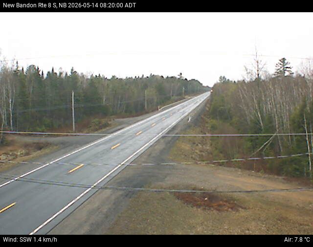 Web Cam image of New Bandon (NB Highway 8)