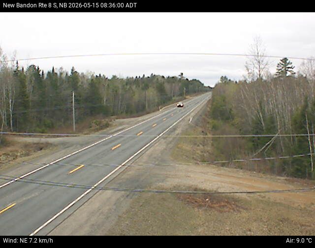 Web Cam image of New Bandon (NB Highway 8)