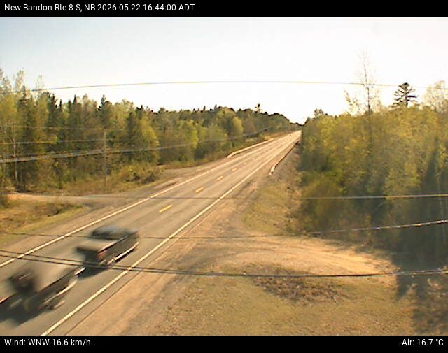 Web Cam image of New Bandon (NB Highway 8)