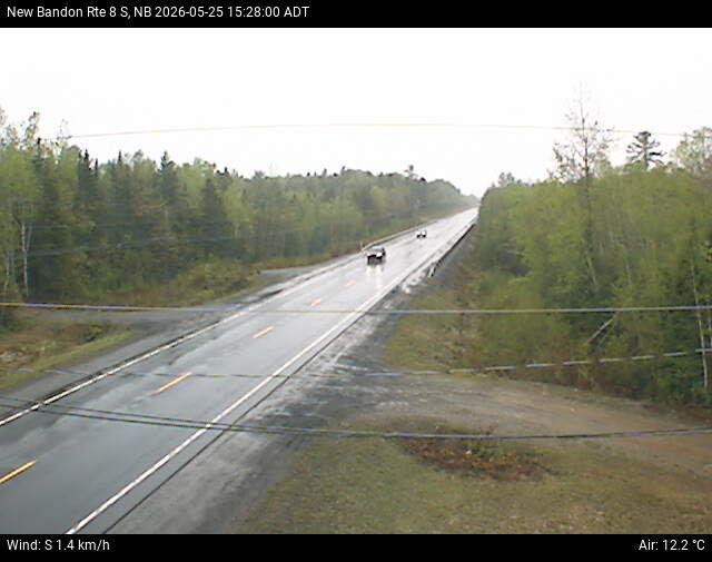 Web Cam image of New Bandon (NB Highway 8)