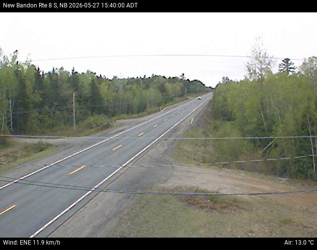 Web Cam image of New Bandon (NB Highway 8)