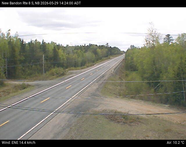 Web Cam image of New Bandon (NB Highway 8)