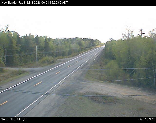 Web Cam image of New Bandon (NB Highway 8)