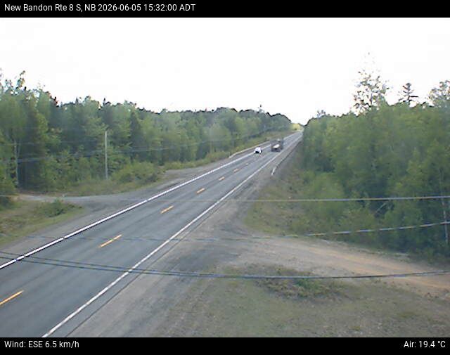 Web Cam image of New Bandon (NB Highway 8)