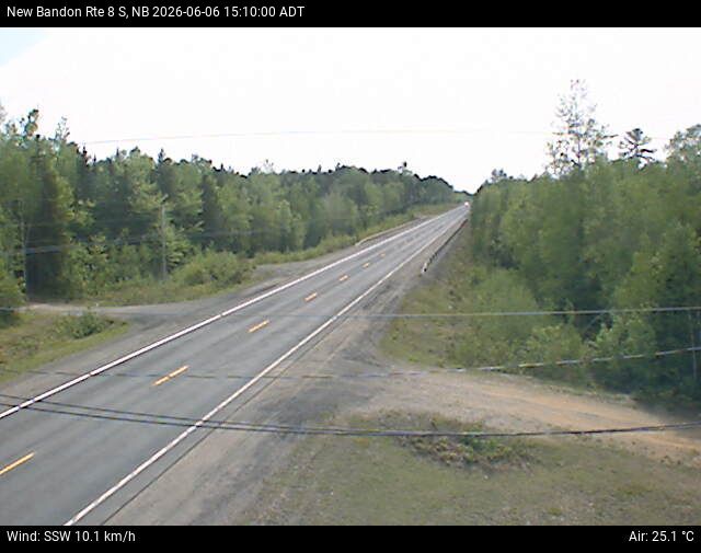 Web Cam image of New Bandon (NB Highway 8)