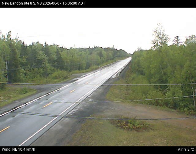Web Cam image of New Bandon (NB Highway 8)
