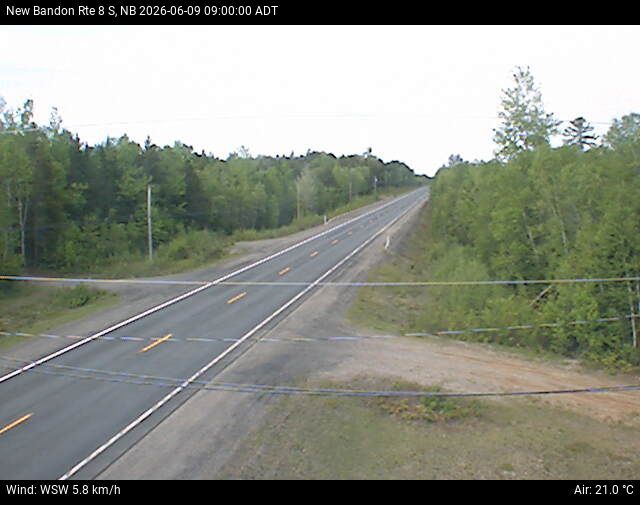 Web Cam image of New Bandon (NB Highway 8)