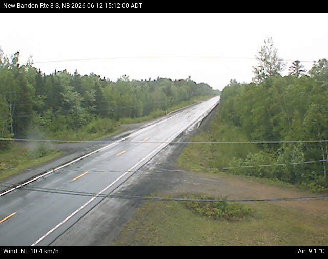 Web Cam image of New Bandon (NB Highway 8)