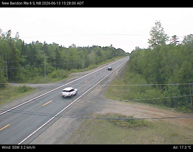 Web Cam image of New Bandon (NB Highway 8)