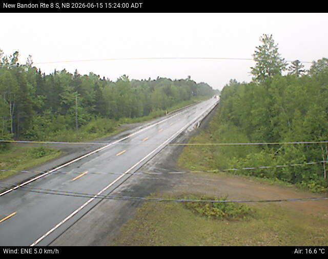 Web Cam image of New Bandon (NB Highway 8)