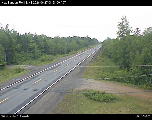 Web Cam image of New Bandon (NB Highway 8)