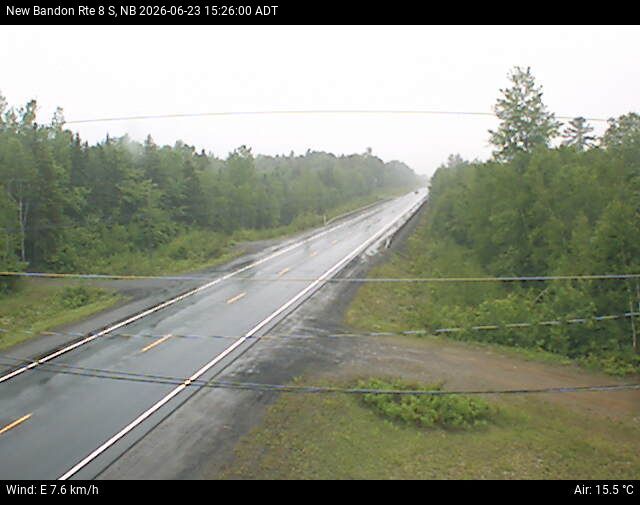 Web Cam image of New Bandon (NB Highway 8)
