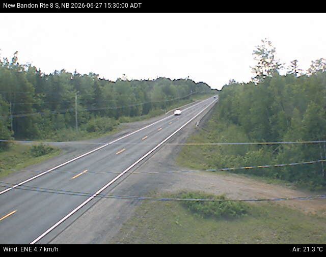 Web Cam image of New Bandon (NB Highway 8)