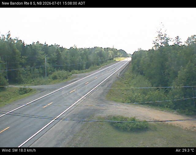 Web Cam image of New Bandon (NB Highway 8)