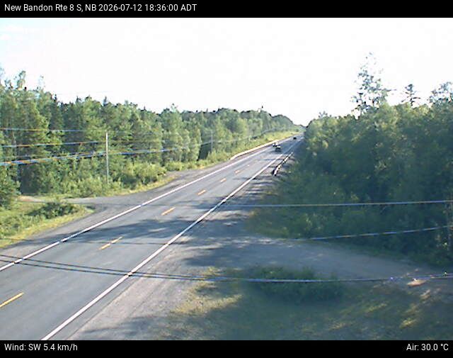 Web Cam image of New Bandon (NB Highway 8)