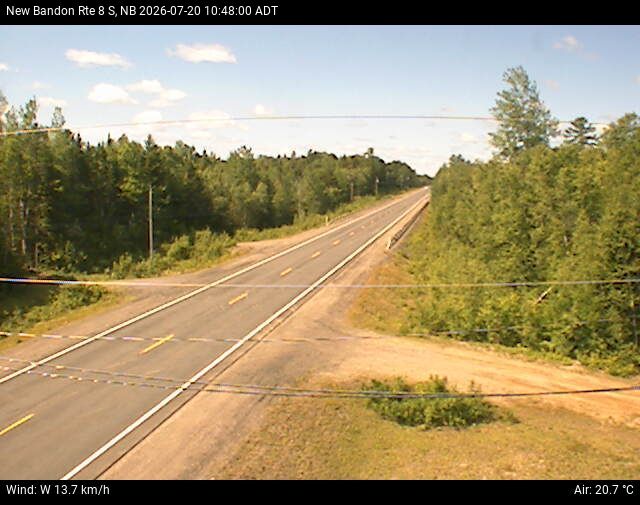 Web Cam image of New Bandon (NB Highway 8)