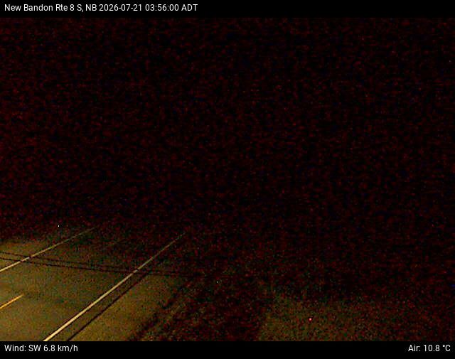Web Cam image of New Bandon (NB Highway 8)