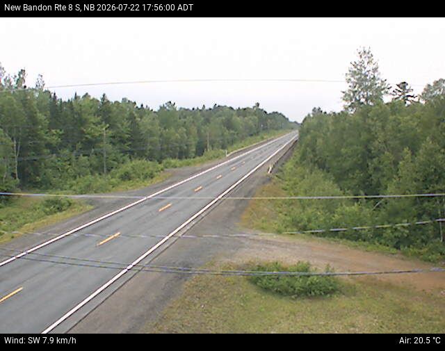 Web Cam image of New Bandon (NB Highway 8)