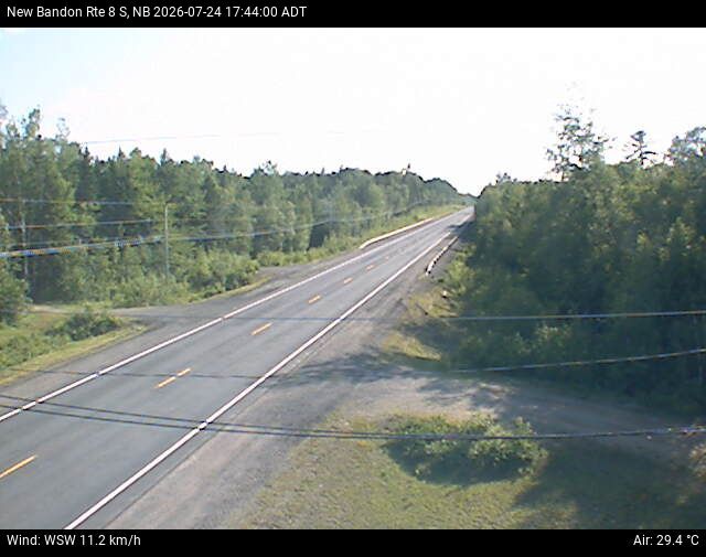 Web Cam image of New Bandon (NB Highway 8)