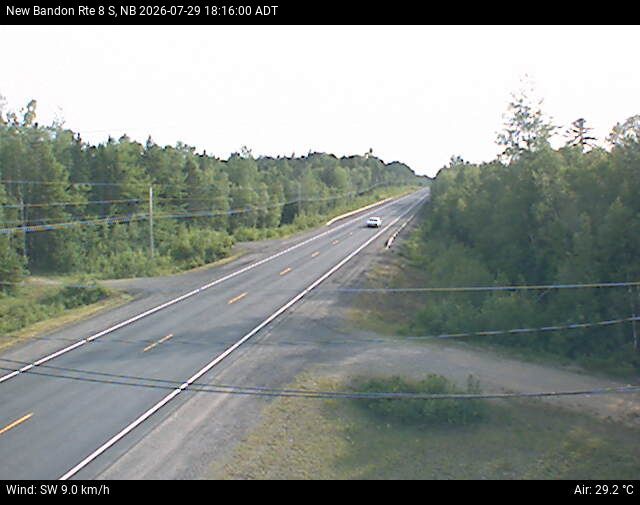 Web Cam image of New Bandon (NB Highway 8)