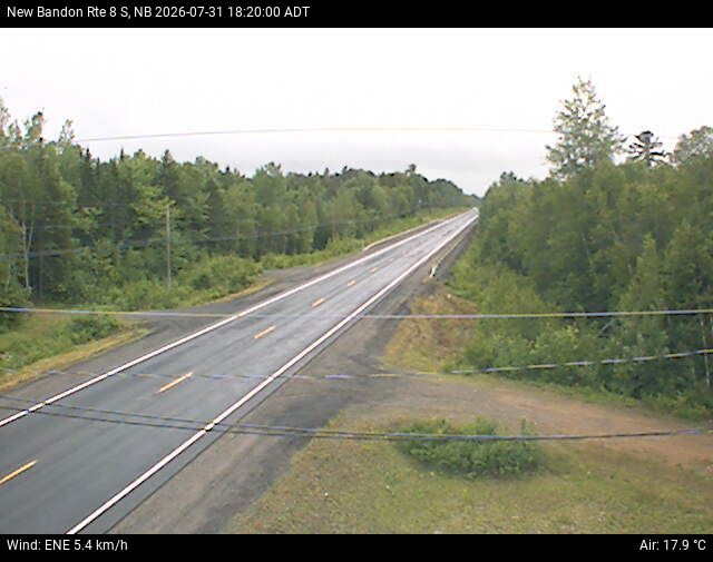 Web Cam image of New Bandon (NB Highway 8)