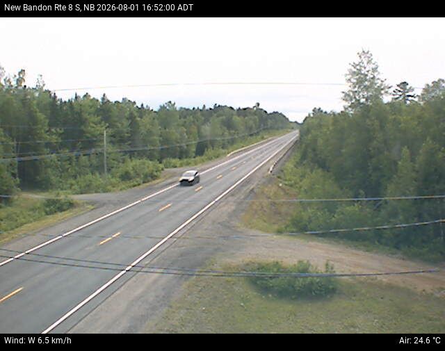 Web Cam image of New Bandon (NB Highway 8)