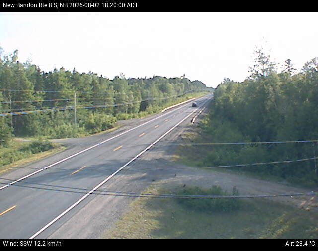 Web Cam image of New Bandon (NB Highway 8)