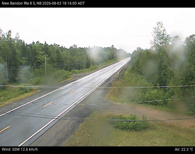 Web Cam image of New Bandon (NB Highway 8)