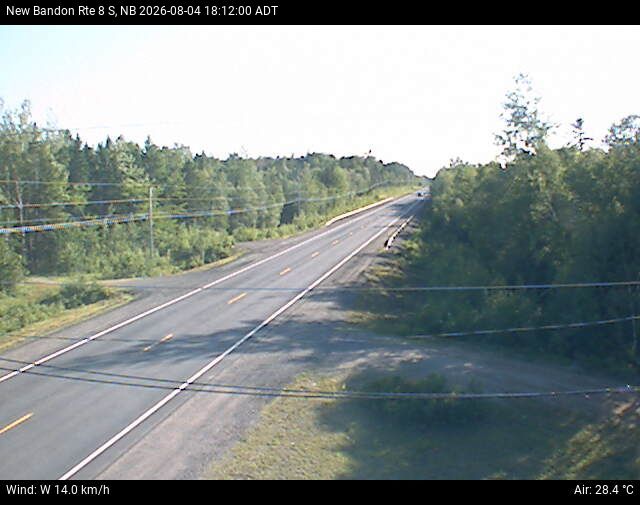 Web Cam image of New Bandon (NB Highway 8)