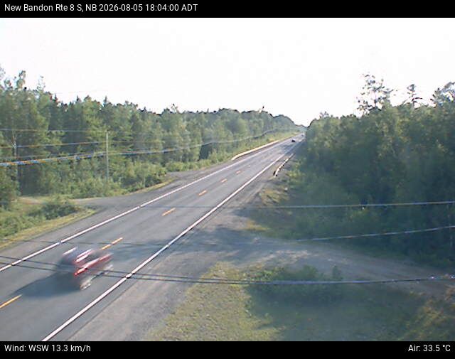 Web Cam image of New Bandon (NB Highway 8)