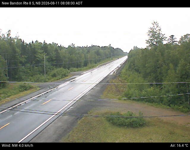Web Cam image of New Bandon (NB Highway 8)