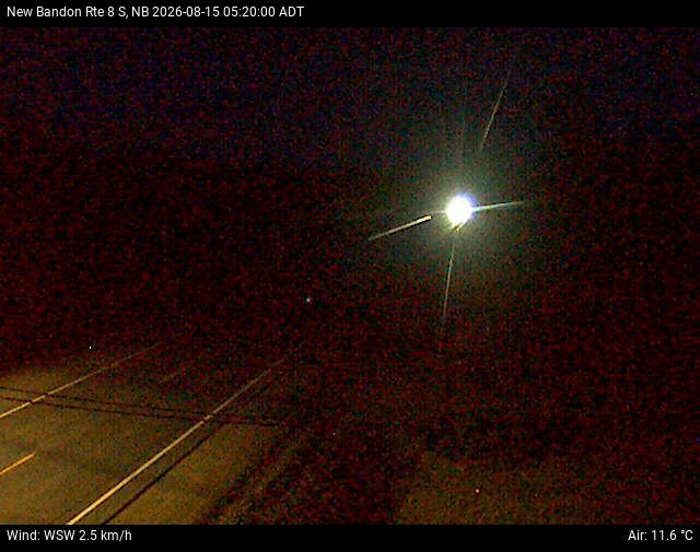Web Cam image of New Bandon (NB Highway 8)