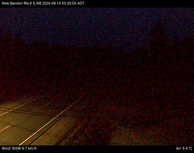 Web Cam image of New Bandon (NB Highway 8)