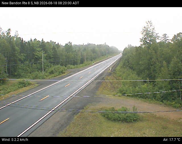Web Cam image of New Bandon (NB Highway 8)